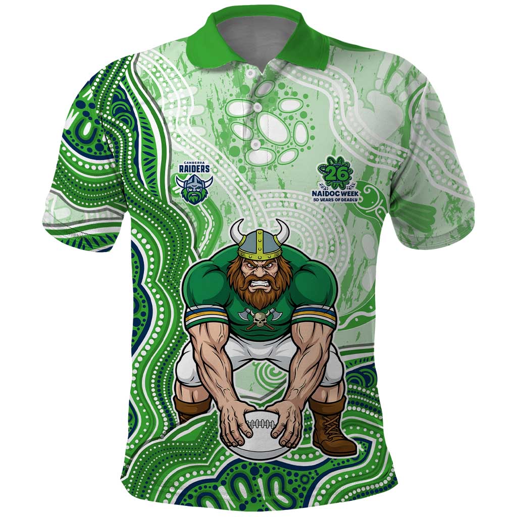 Canberra Raiders NAIDOC Week 2026 Polo Shirt First Nations of Australia Aboriginal Mascot Rugby