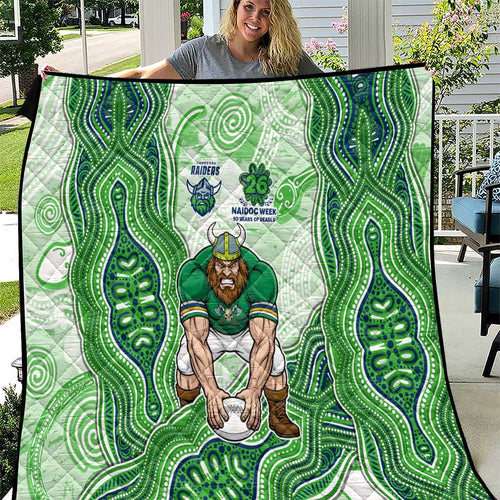 Canberra Raiders NAIDOC Week 2026 Quilt First Nations of Australia Aboriginal Mascot Rugby
