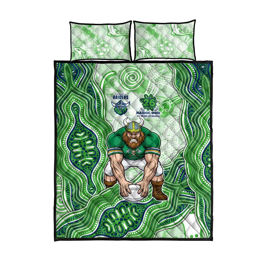 Canberra Raiders NAIDOC Week 2026 Quilt Bed Set First Nations of Australia Aboriginal Mascot Rugby
