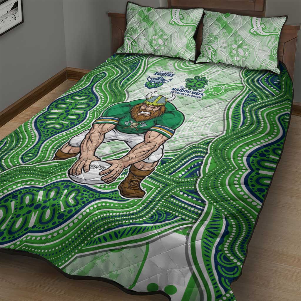 Canberra Raiders NAIDOC Week 2026 Quilt Bed Set First Nations of Australia Aboriginal Mascot Rugby