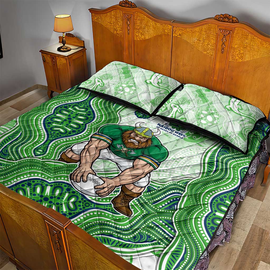 Canberra Raiders NAIDOC Week 2026 Quilt Bed Set First Nations of Australia Aboriginal Mascot Rugby