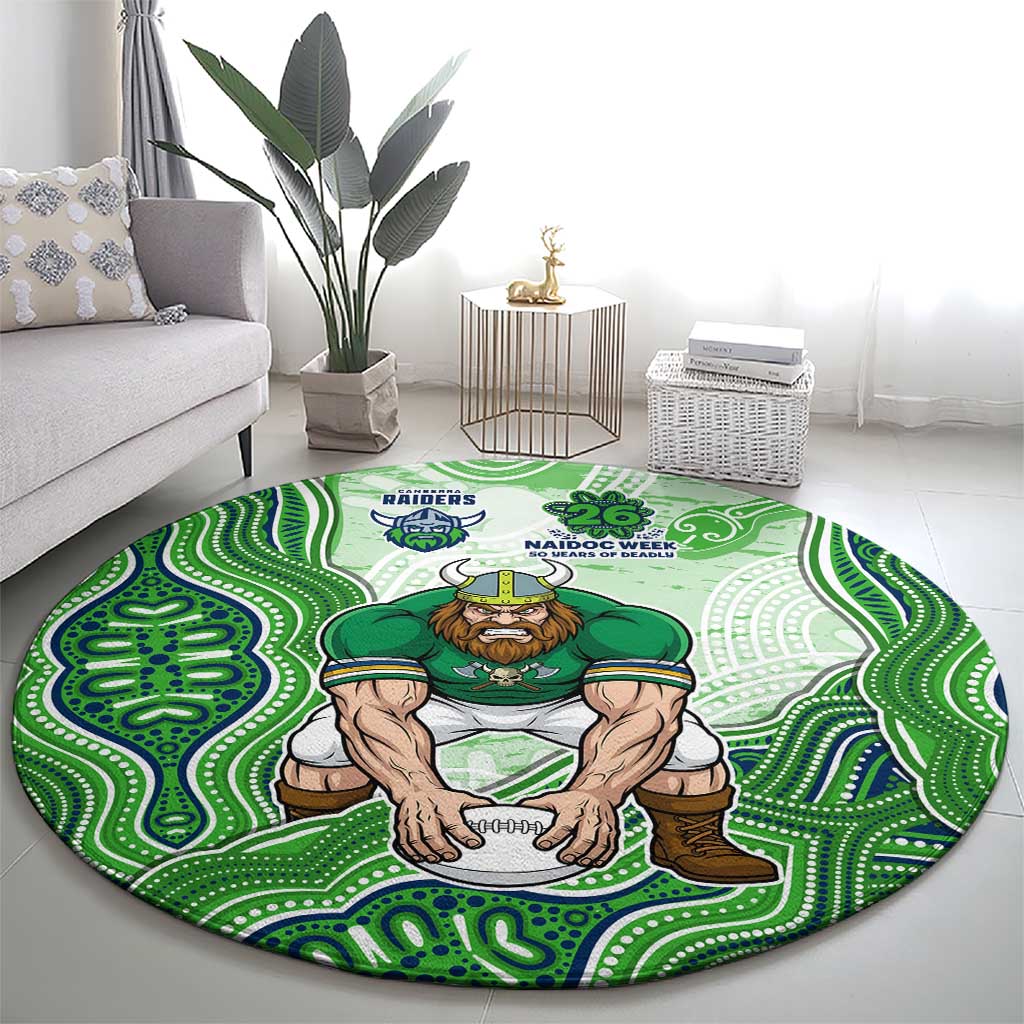 Canberra Raiders NAIDOC Week 2026 Round Carpet First Nations of Australia Aboriginal Mascot Rugby