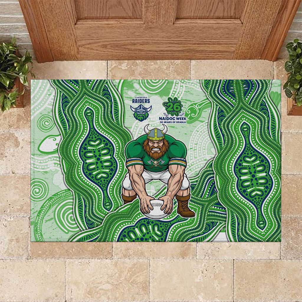 Canberra Raiders NAIDOC Week 2026 Rubber Doormat First Nations of Australia Aboriginal Mascot Rugby