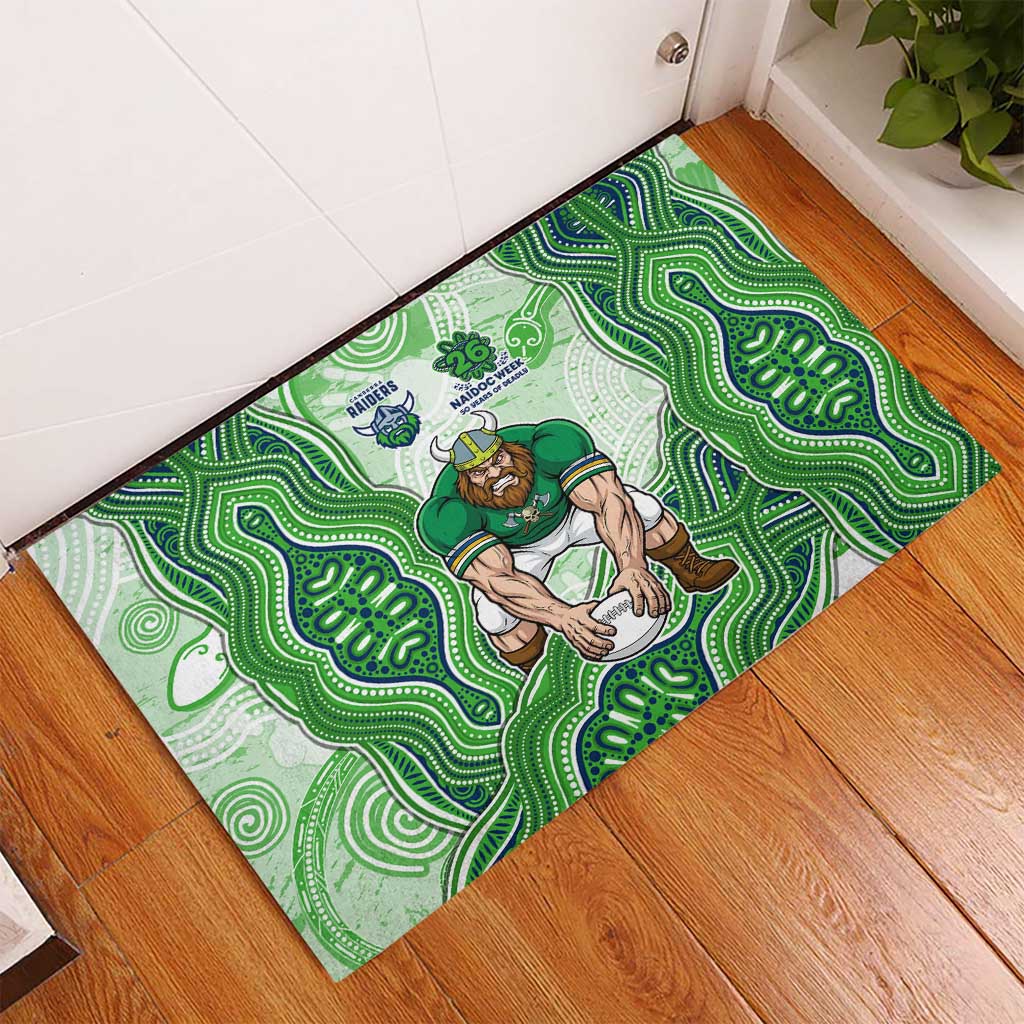 Canberra Raiders NAIDOC Week 2026 Rubber Doormat First Nations of Australia Aboriginal Mascot Rugby