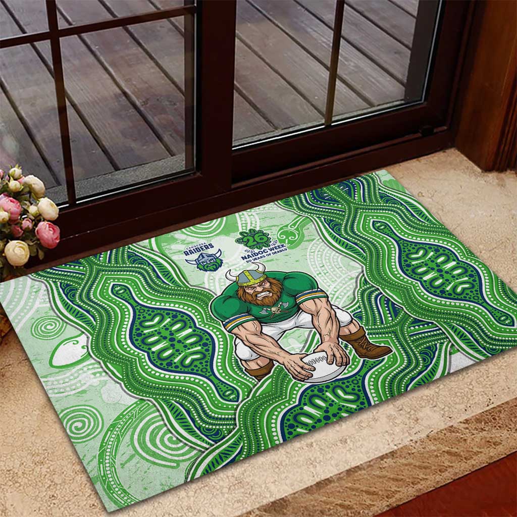 Canberra Raiders NAIDOC Week 2026 Rubber Doormat First Nations of Australia Aboriginal Mascot Rugby
