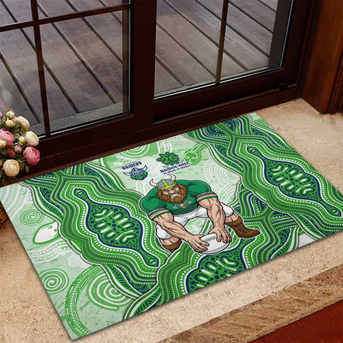 Canberra Raiders NAIDOC Week 2026 Rubber Doormat First Nations of Australia Aboriginal Mascot Rugby