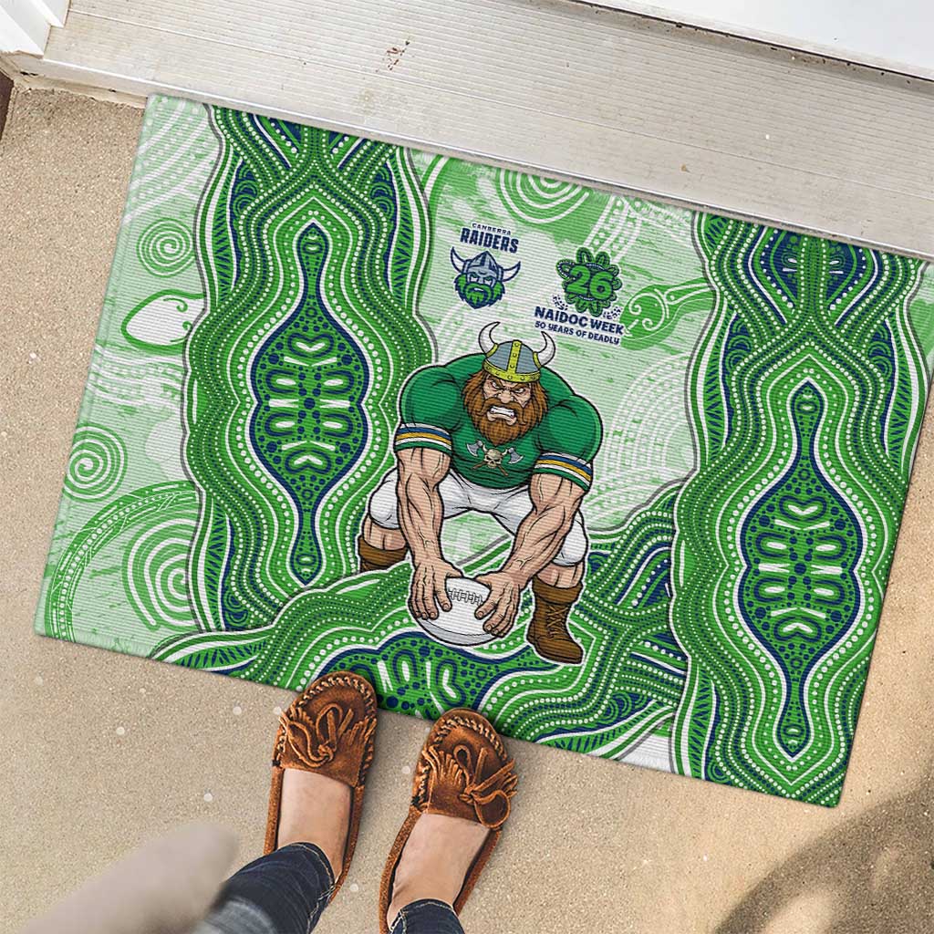 Canberra Raiders NAIDOC Week 2026 Rubber Doormat First Nations of Australia Aboriginal Mascot Rugby