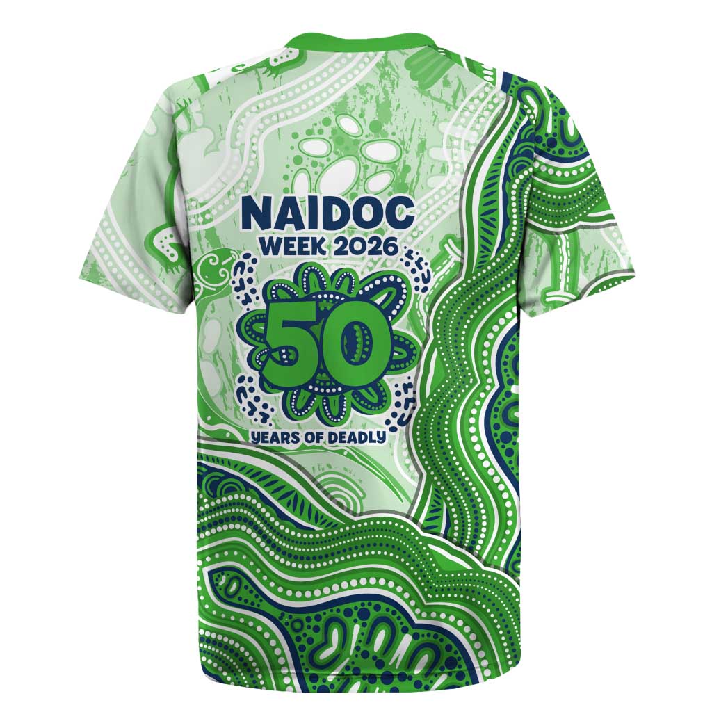 Canberra Raiders NAIDOC Week 2026 Rugby Jersey First Nations of Australia Aboriginal Mascot Rugby