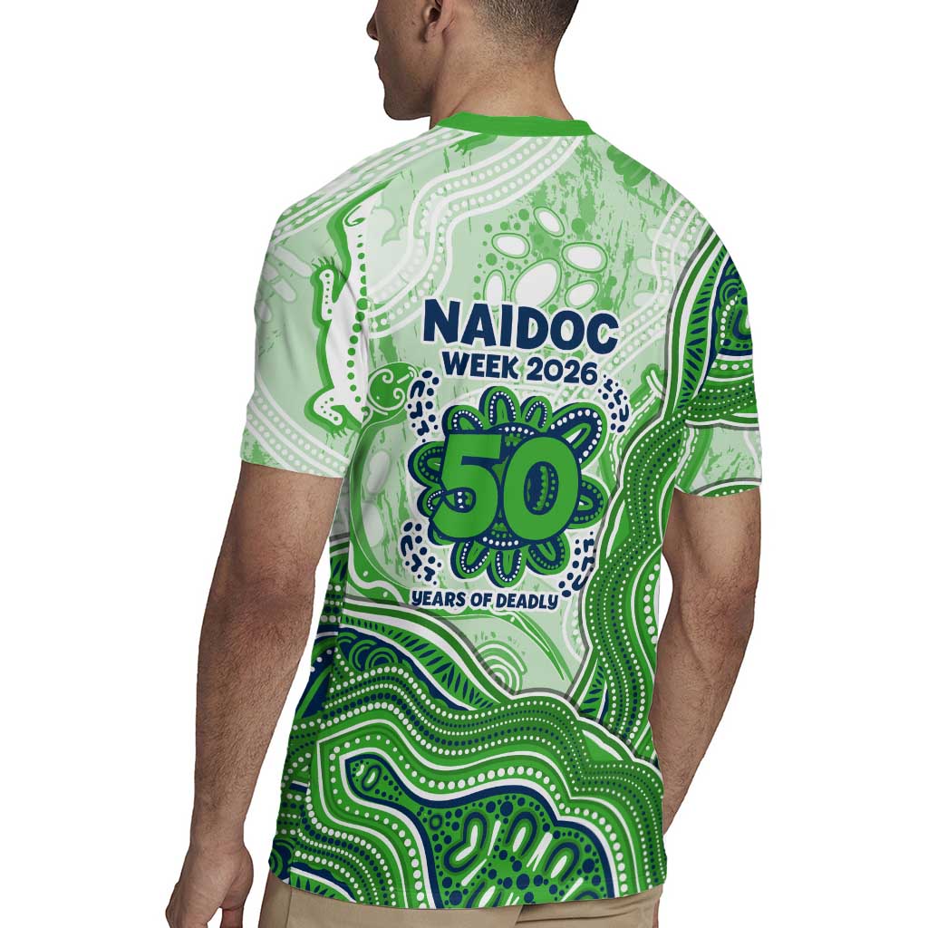 Canberra Raiders NAIDOC Week 2026 Rugby Jersey First Nations of Australia Aboriginal Mascot Rugby