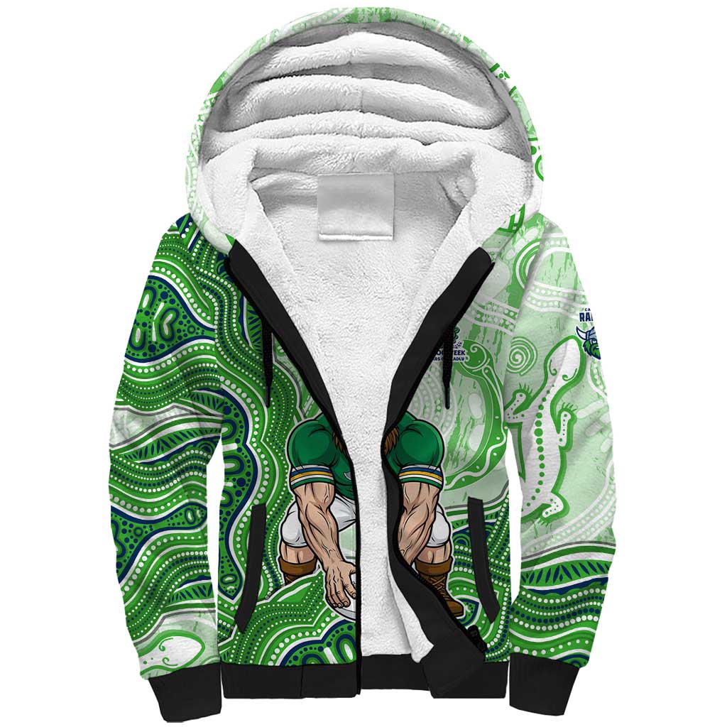 Canberra Raiders NAIDOC Week 2026 Sherpa Hoodie First Nations of Australia Aboriginal Mascot Rugby