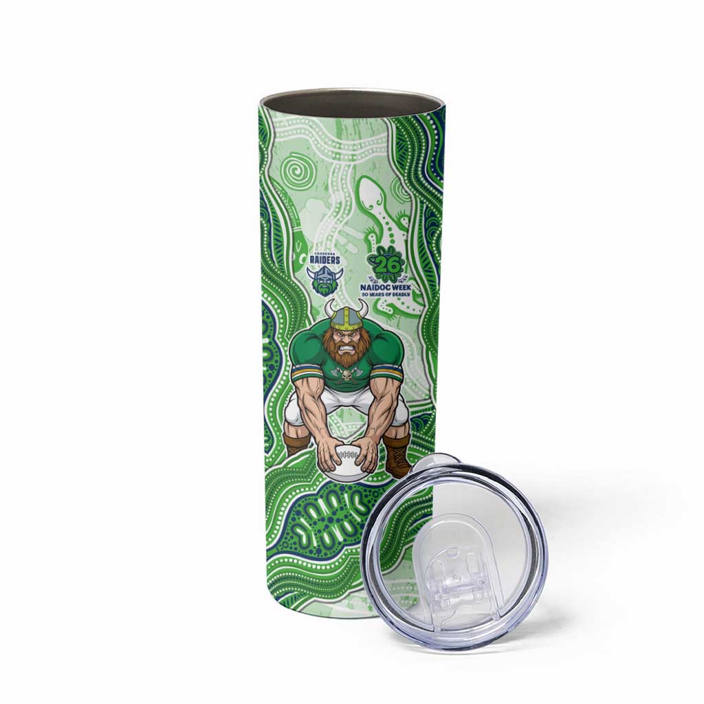 Canberra Raiders NAIDOC Week 2026 Skinny Tumbler First Nations of Australia Aboriginal Mascot Rugby