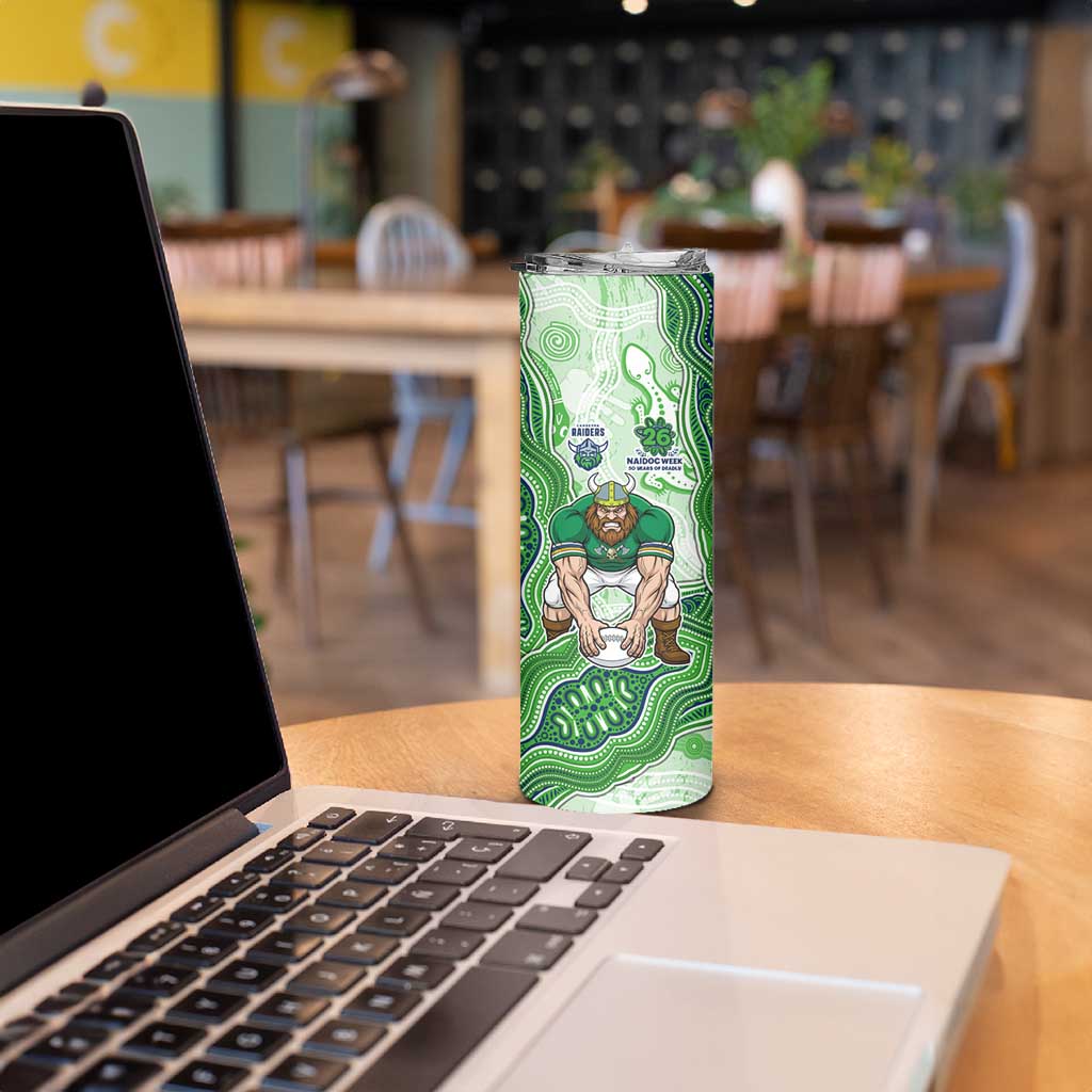 Canberra Raiders NAIDOC Week 2026 Skinny Tumbler First Nations of Australia Aboriginal Mascot Rugby