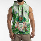Canberra Raiders NAIDOC Week 2026 Sleeveless Hoodie First Nations of Australia Aboriginal Mascot Rugby