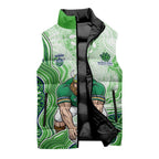 Canberra Raiders NAIDOC Week 2026 Sleeveless Puffer Jacket First Nations of Australia Aboriginal Mascot Rugby