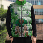 Canberra Raiders NAIDOC Week 2026 Sleeveless Puffer Jacket First Nations of Australia Aboriginal Mascot Rugby