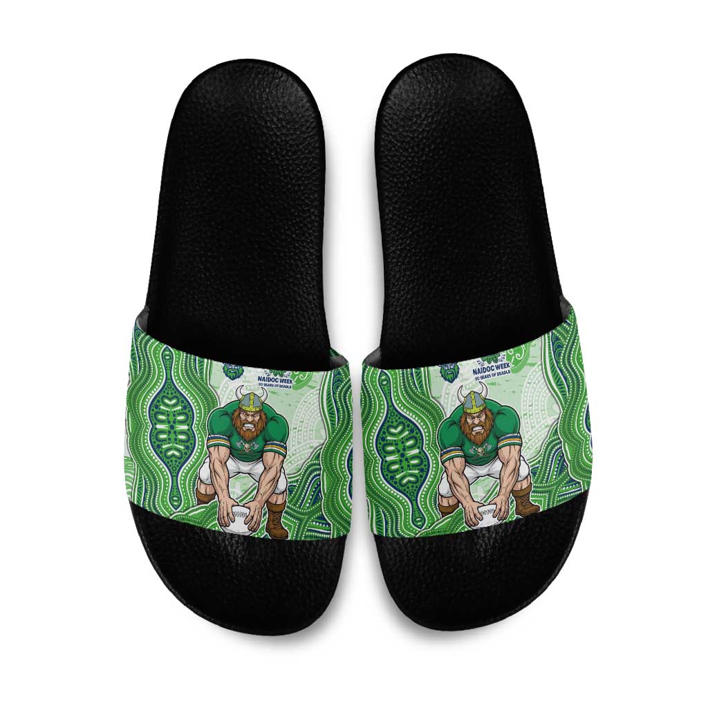 Canberra Raiders NAIDOC Week 2026 Slide Sandals First Nations of Australia Aboriginal Mascot Rugby