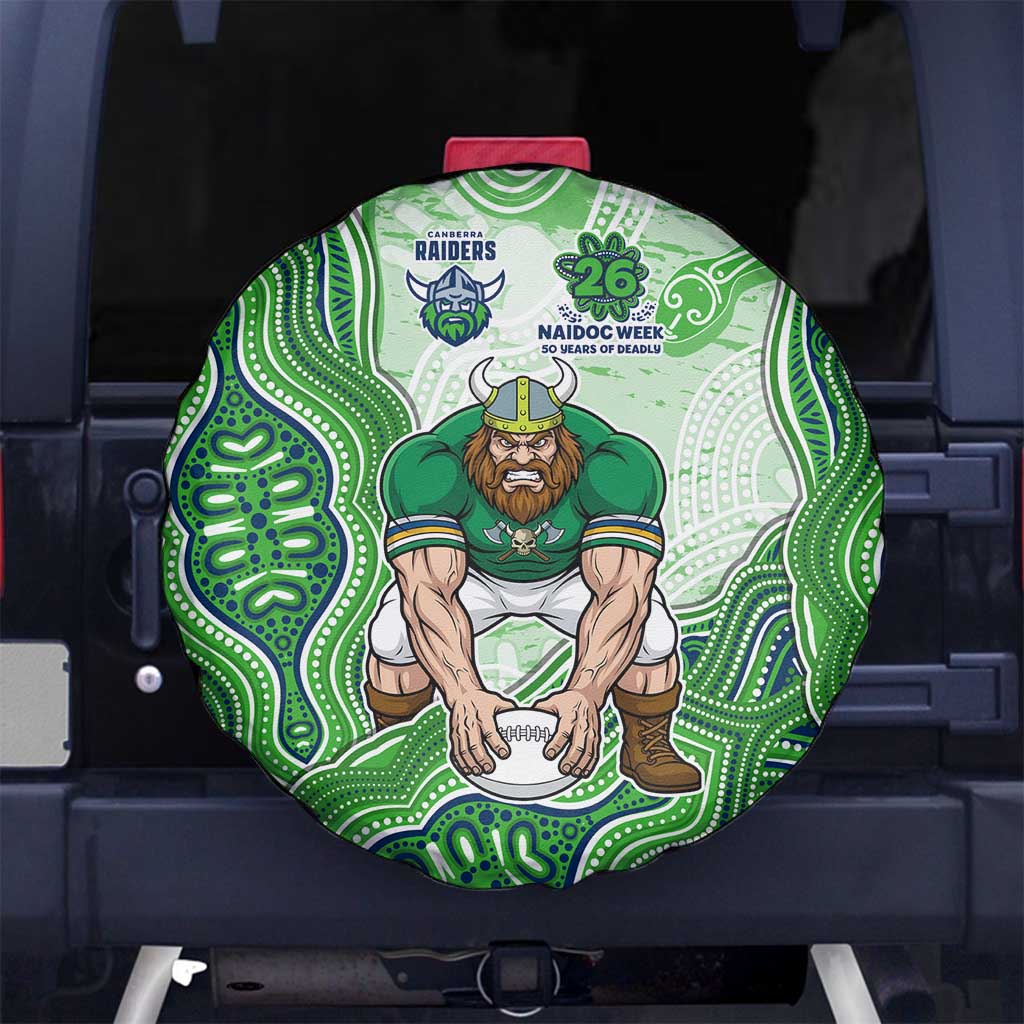 Canberra Raiders NAIDOC Week 2026 Spare Tire Cover First Nations of Australia Aboriginal Mascot Rugby