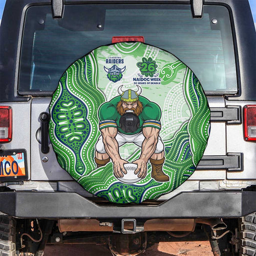 Canberra Raiders NAIDOC Week 2026 Spare Tire Cover First Nations of Australia Aboriginal Mascot Rugby