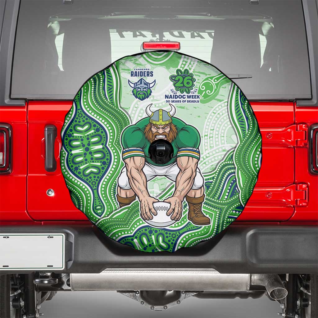 Canberra Raiders NAIDOC Week 2026 Spare Tire Cover First Nations of Australia Aboriginal Mascot Rugby