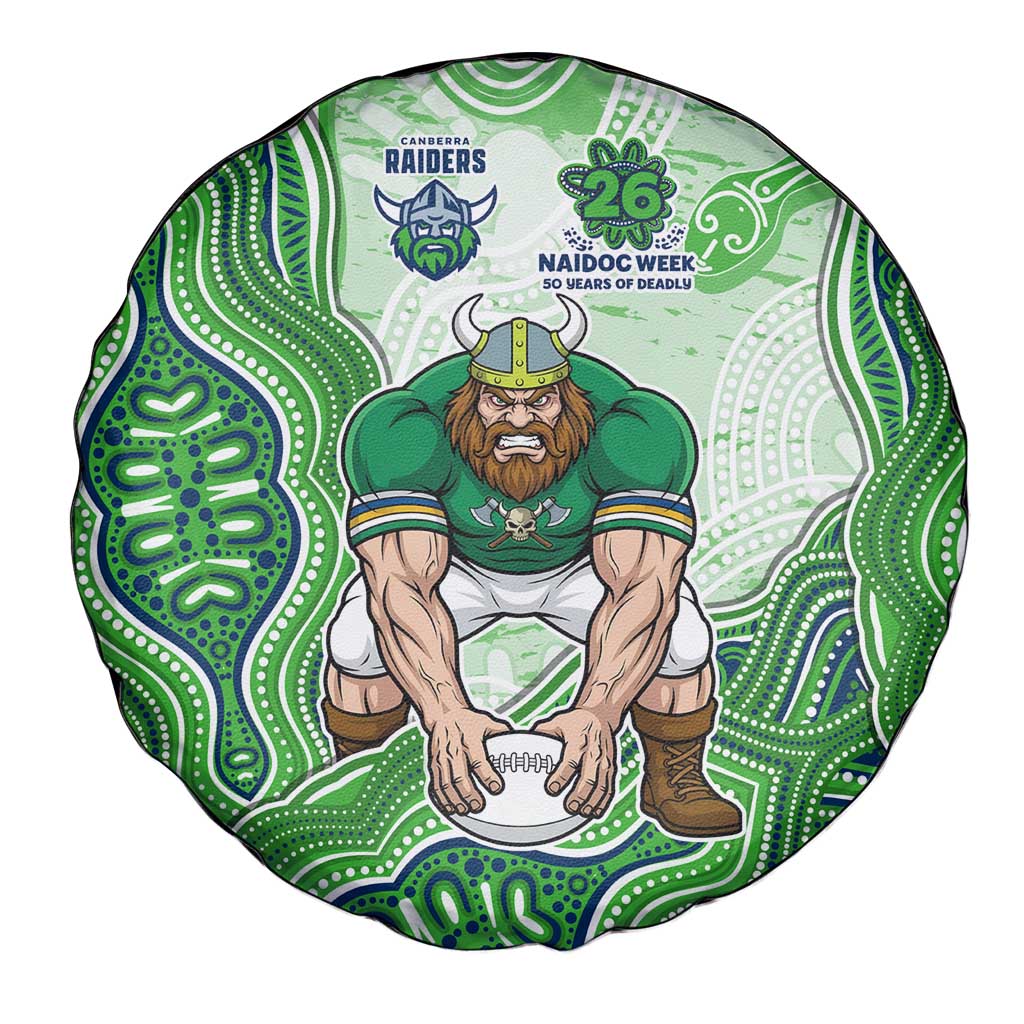 Canberra Raiders NAIDOC Week 2026 Spare Tire Cover First Nations of Australia Aboriginal Mascot Rugby