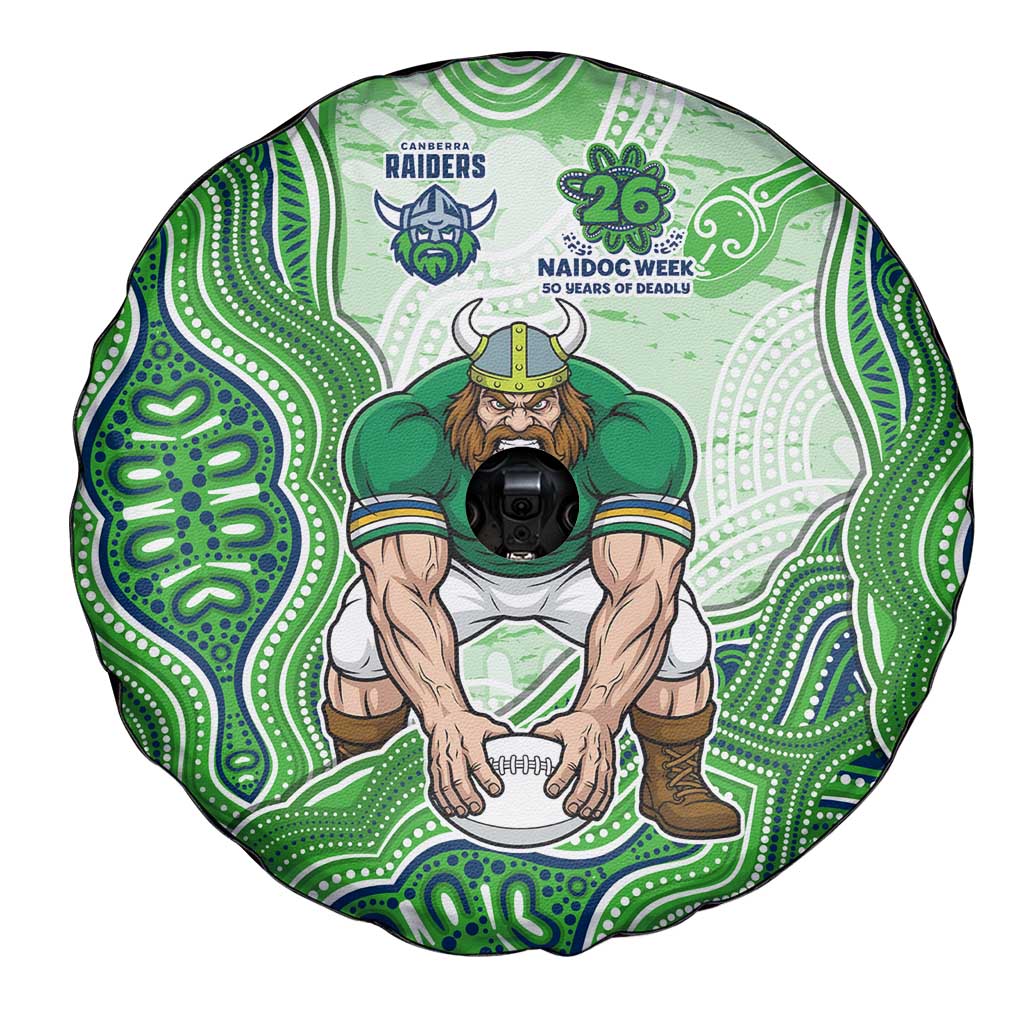 Canberra Raiders NAIDOC Week 2026 Spare Tire Cover First Nations of Australia Aboriginal Mascot Rugby