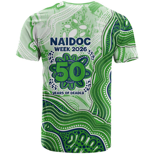 Canberra Raiders NAIDOC Week 2026 T Shirt First Nations of Australia Aboriginal Mascot Rugby