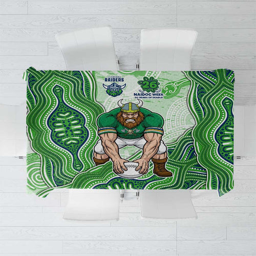 Canberra Raiders NAIDOC Week 2026 Tablecloth First Nations of Australia Aboriginal Mascot Rugby