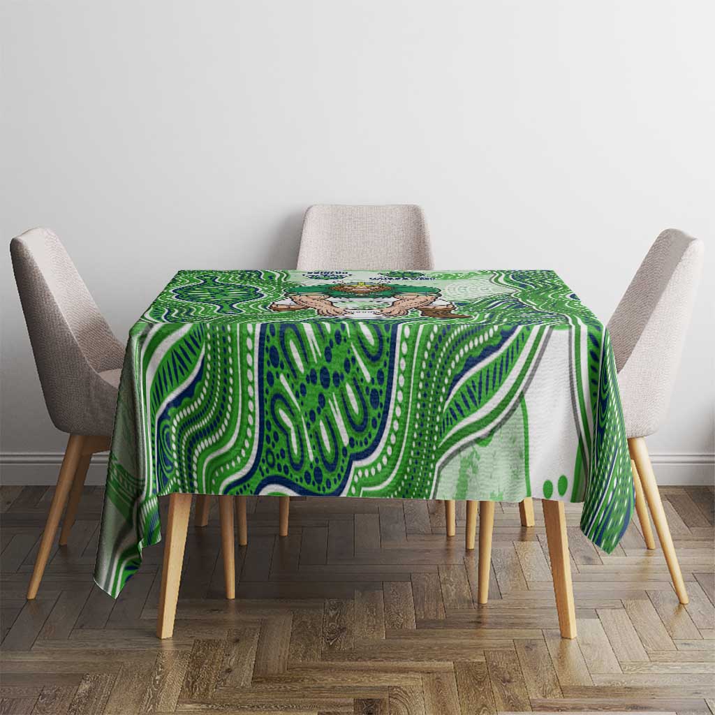 Canberra Raiders NAIDOC Week 2026 Tablecloth First Nations of Australia Aboriginal Mascot Rugby