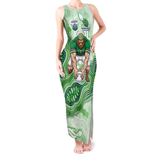 Canberra Raiders NAIDOC Week 2026 Tank Maxi Dress First Nations of Australia Aboriginal Mascot Rugby