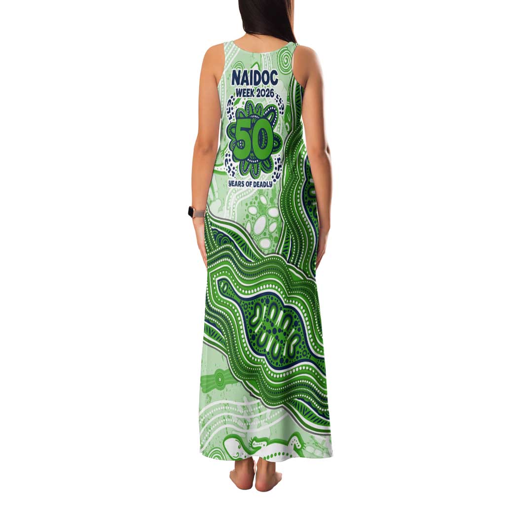 Canberra Raiders NAIDOC Week 2026 Tank Maxi Dress First Nations of Australia Aboriginal Mascot Rugby