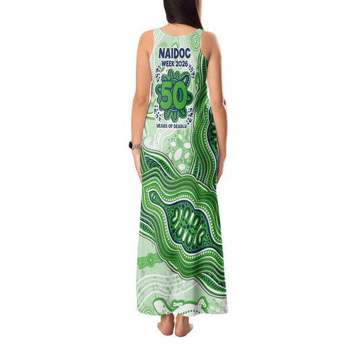 Canberra Raiders NAIDOC Week 2026 Tank Maxi Dress First Nations of Australia Aboriginal Mascot Rugby