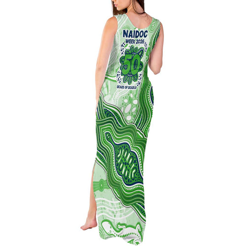Canberra Raiders NAIDOC Week 2026 Tank Maxi Dress First Nations of Australia Aboriginal Mascot Rugby