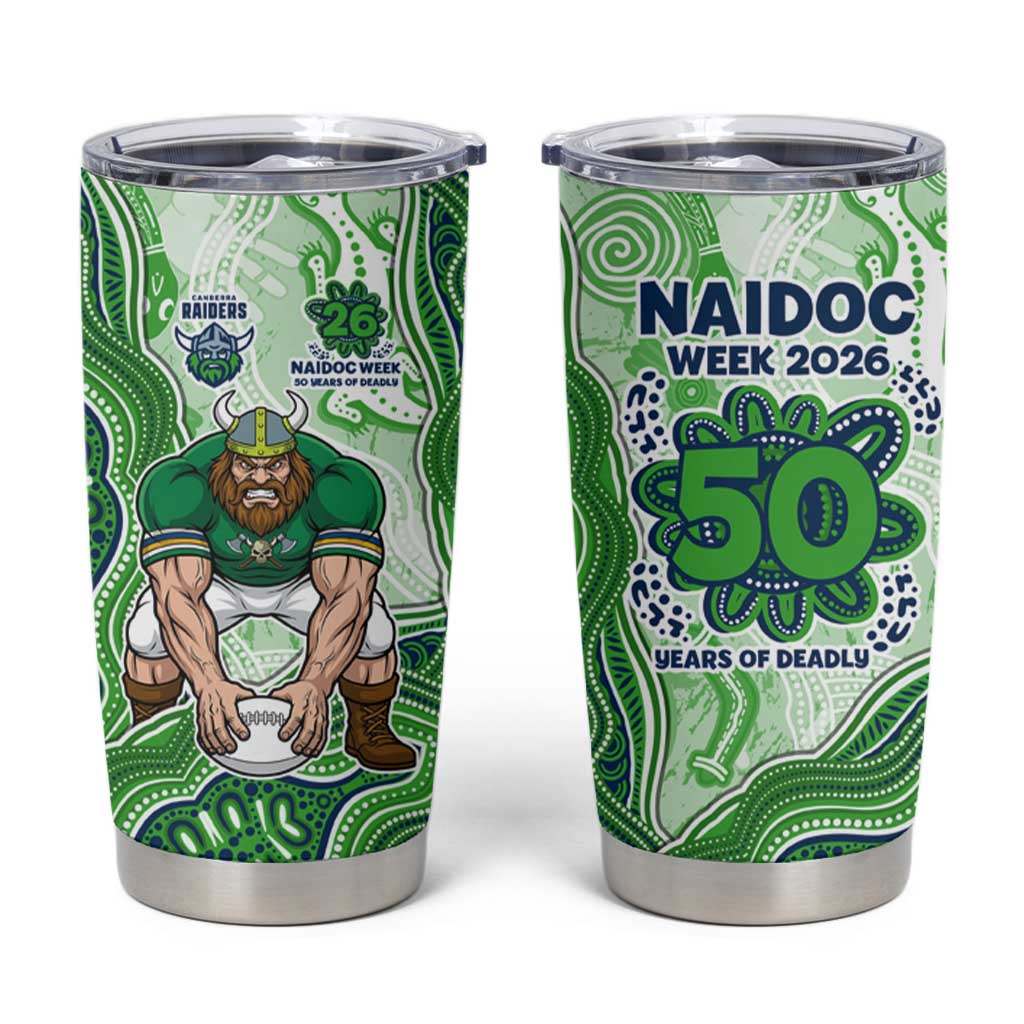Canberra Raiders NAIDOC Week 2026 Tumbler Cup First Nations of Australia Aboriginal Mascot Rugby