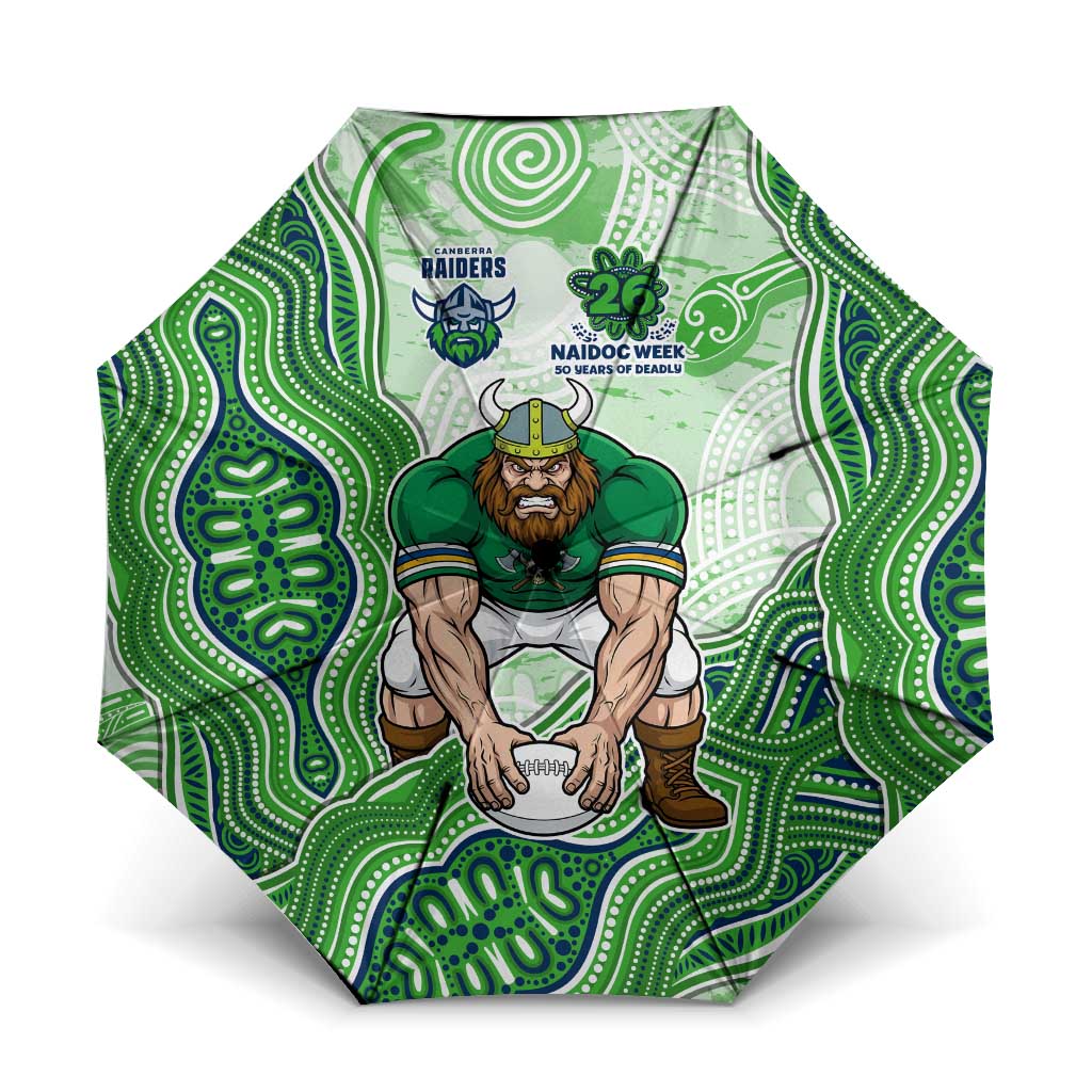 Canberra Raiders NAIDOC Week 2026 Umbrella First Nations of Australia Aboriginal Mascot Rugby