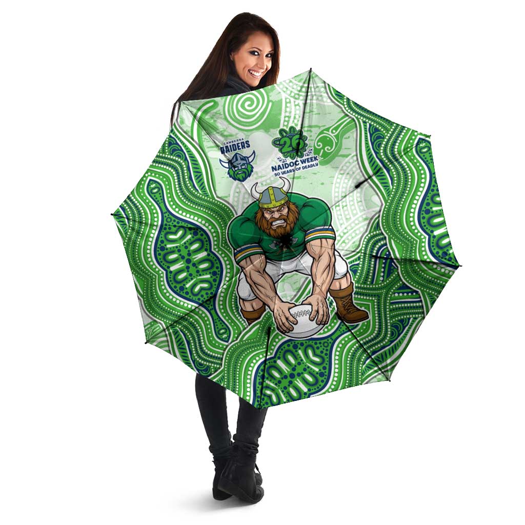 Canberra Raiders NAIDOC Week 2026 Umbrella First Nations of Australia Aboriginal Mascot Rugby