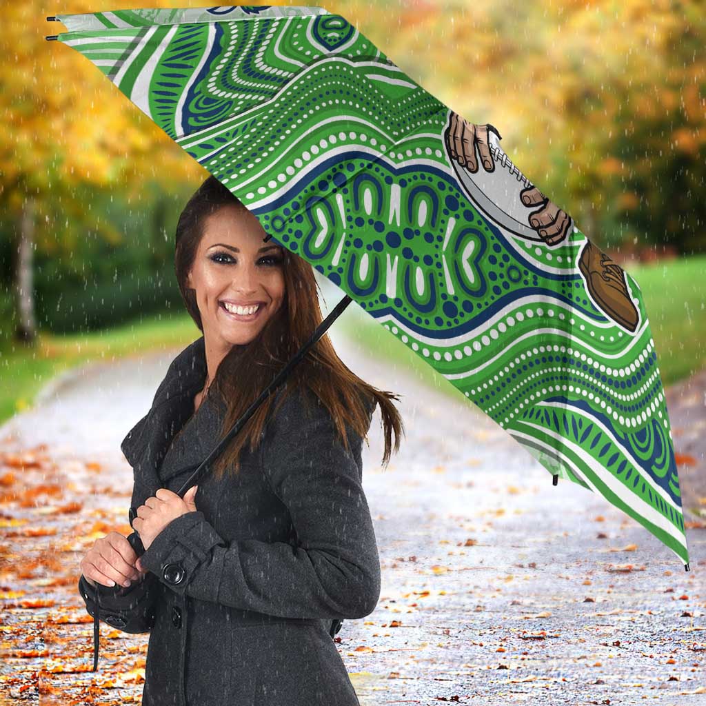 Canberra Raiders NAIDOC Week 2026 Umbrella First Nations of Australia Aboriginal Mascot Rugby