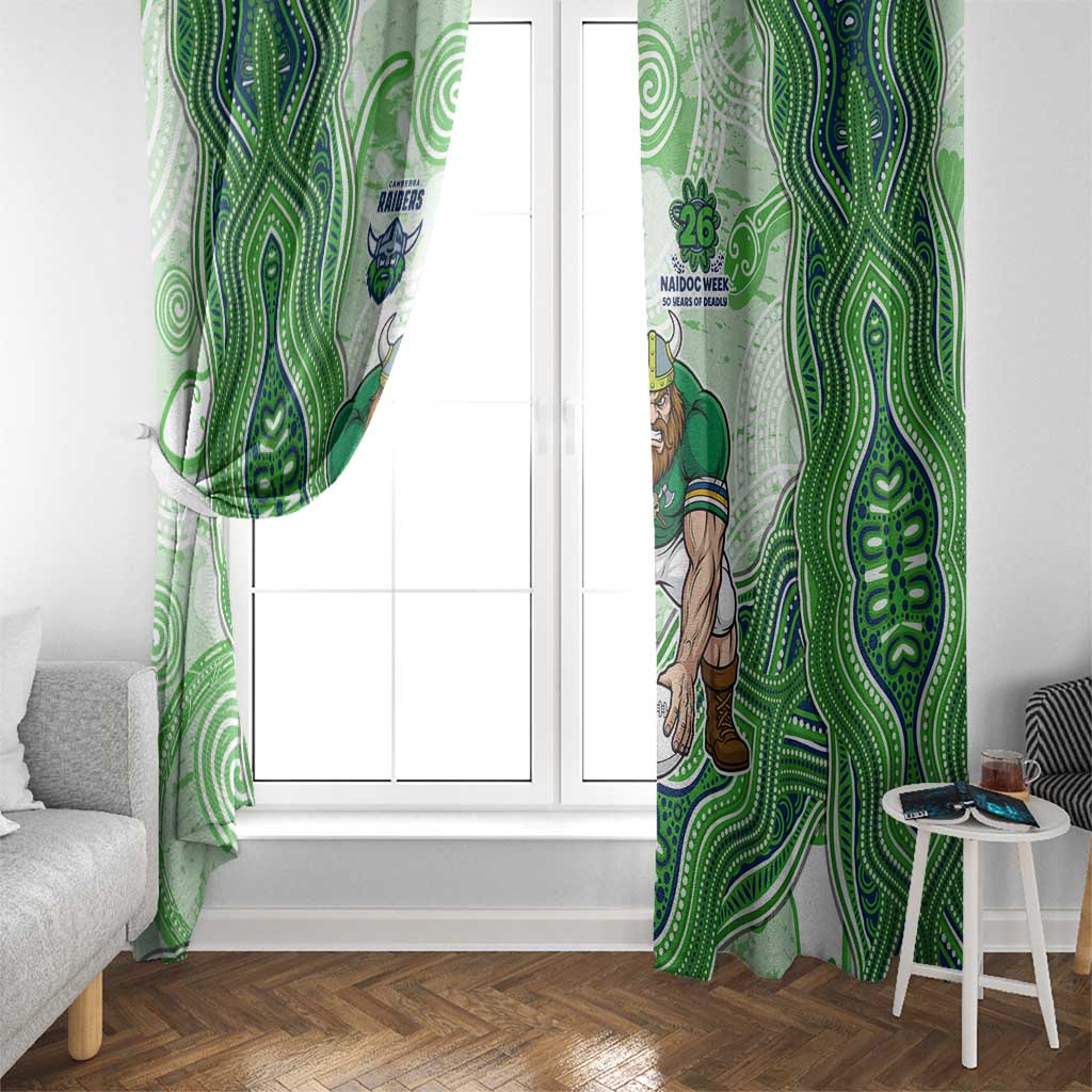 Canberra Raiders NAIDOC Week 2026 Window Curtain First Nations of Australia Aboriginal Mascot Rugby