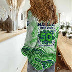 Canberra Raiders NAIDOC Week 2026 Women Casual Shirt First Nations of Australia Aboriginal Mascot Rugby
