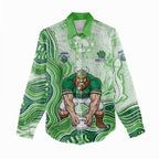Canberra Raiders NAIDOC Week 2026 Women Casual Shirt First Nations of Australia Aboriginal Mascot Rugby