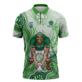 Canberra Raiders NAIDOC Week 2026 Zipper Polo Shirt First Nations of Australia Aboriginal Mascot Rugby