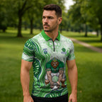 Canberra Raiders NAIDOC Week 2026 Zipper Polo Shirt First Nations of Australia Aboriginal Mascot Rugby