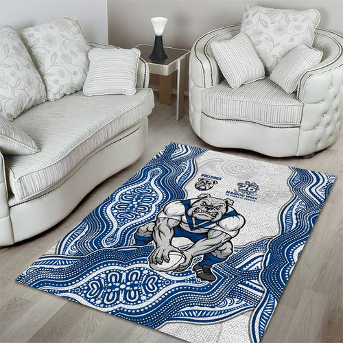 Canterbury-Bankstown Bulldogs NAIDOC Week 2026 Area Rug First Nations of Australia Aboriginal Mascot Rugby