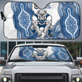 Canterbury-Bankstown Bulldogs NAIDOC Week 2026 Auto Sun Shade First Nations of Australia Aboriginal Mascot Rugby