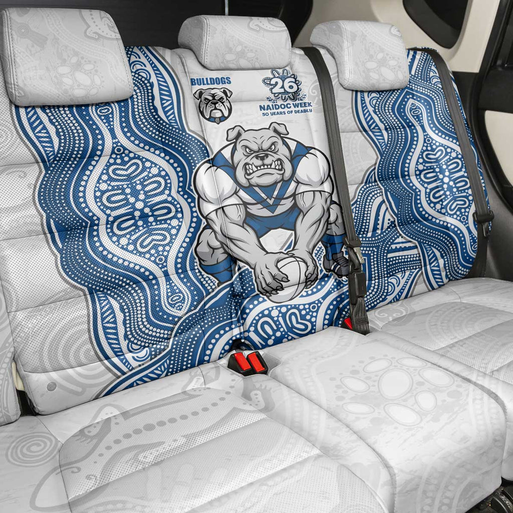 Canterbury-Bankstown Bulldogs NAIDOC Week 2026 Back Car Seat Cover First Nations of Australia Aboriginal Mascot Rugby