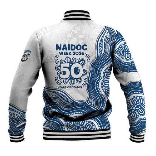 Canterbury-Bankstown Bulldogs NAIDOC Week 2026 Baseball Jacket First Nations of Australia Aboriginal Mascot Rugby