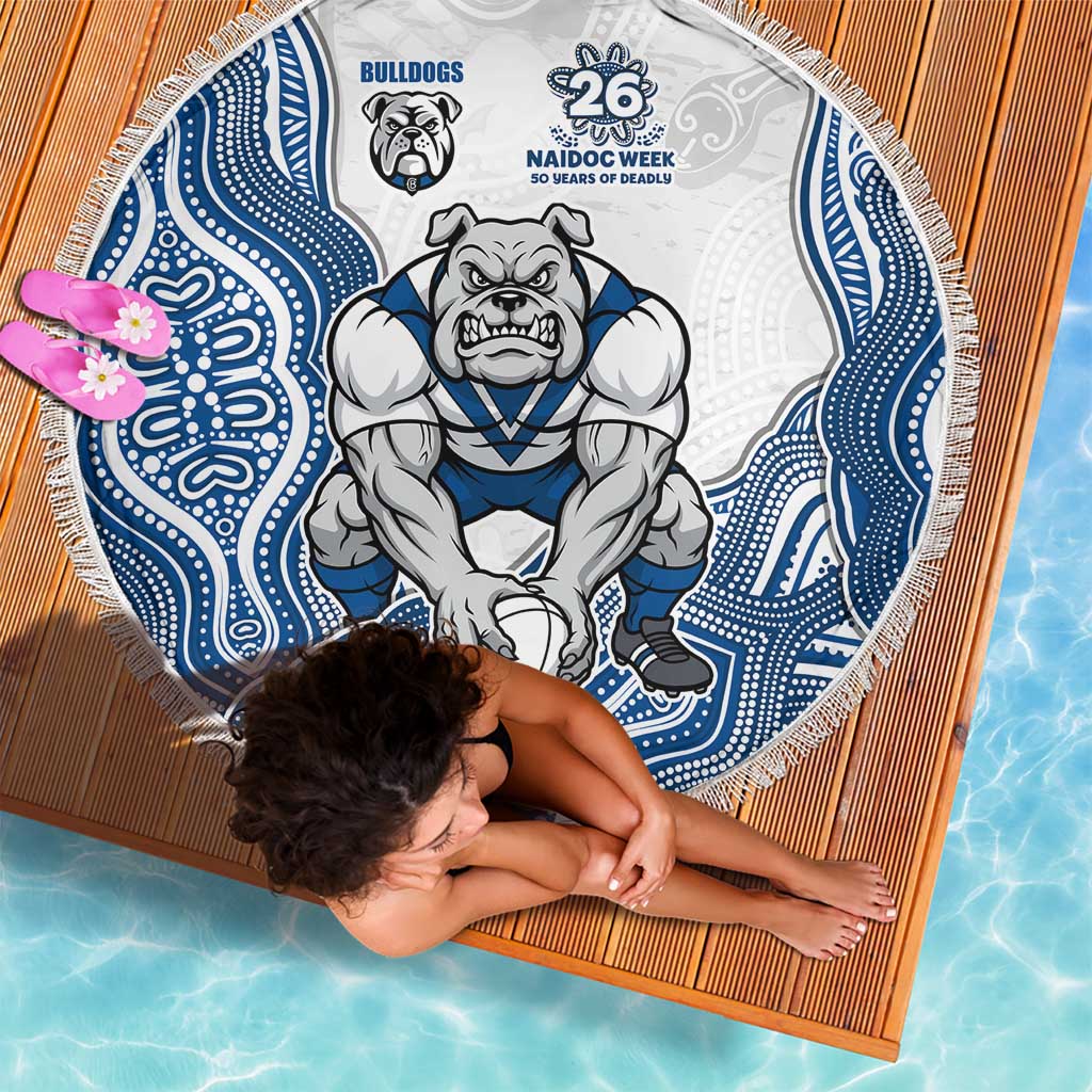 Canterbury-Bankstown Bulldogs NAIDOC Week 2026 Beach Blanket First Nations of Australia Aboriginal Mascot Rugby