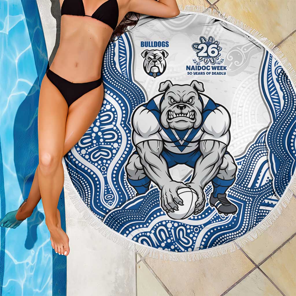 Canterbury-Bankstown Bulldogs NAIDOC Week 2026 Beach Blanket First Nations of Australia Aboriginal Mascot Rugby