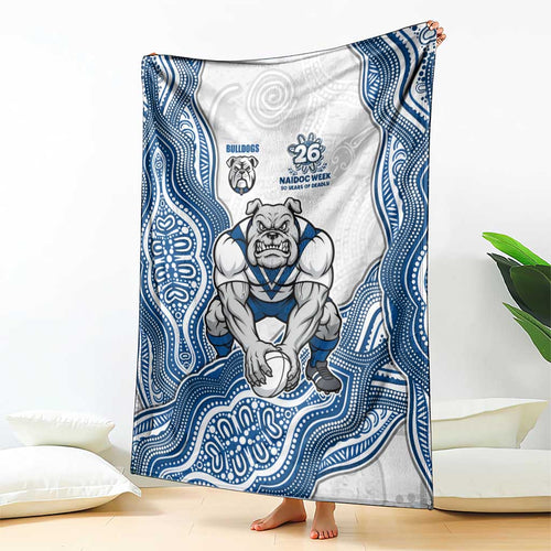 Canterbury-Bankstown Bulldogs NAIDOC Week 2026 Blanket First Nations of Australia Aboriginal Mascot Rugby