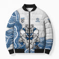 Canterbury-Bankstown Bulldogs NAIDOC Week 2026 Bomber Puffer Jacket First Nations of Australia Aboriginal Mascot Rugby