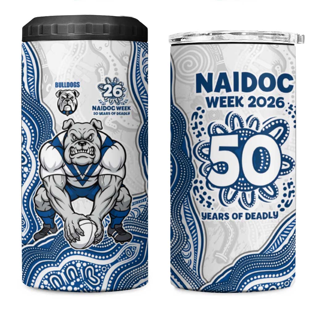 Canterbury-Bankstown Bulldogs NAIDOC Week 2026 4 in 1 Can Cooler Tumbler First Nations of Australia Aboriginal Mascot Rugby